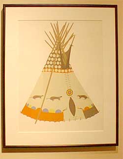 Blackfeet Tipi Series, by Jesse Wilbur